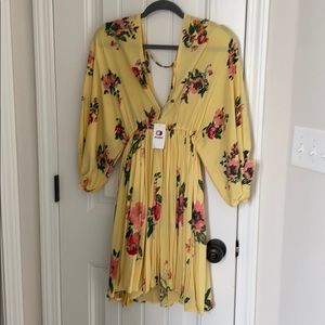 Beautiful spring open V back dress